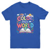 Color Our World Book Reading Program 2025 Summer Reading Youth Shirt | teecentury