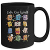 Color Our World Summer Reading 2025 Librarian Teacher Kids Mug | teecentury
