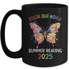 Color Our World Summer Reading Program 2025 Butterfly Mug | teecentury