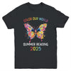 Color Our World Summer Reading Program 2025 Butterfly Youth Shirt | teecentury