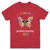 Color Our World Summer Reading Program 2025 Butterfly Youth Shirt | teecentury