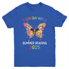 Color Our World Summer Reading Program 2025 Butterfly Youth Shirt | teecentury
