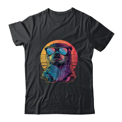 Colorful Art Sunglasses Otter Sea Otters Retro For Men Women Shirt & Tank Top | teecentury