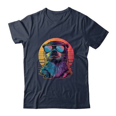 Colorful Art Sunglasses Otter Sea Otters Retro For Men Women Shirt & Tank Top | teecentury