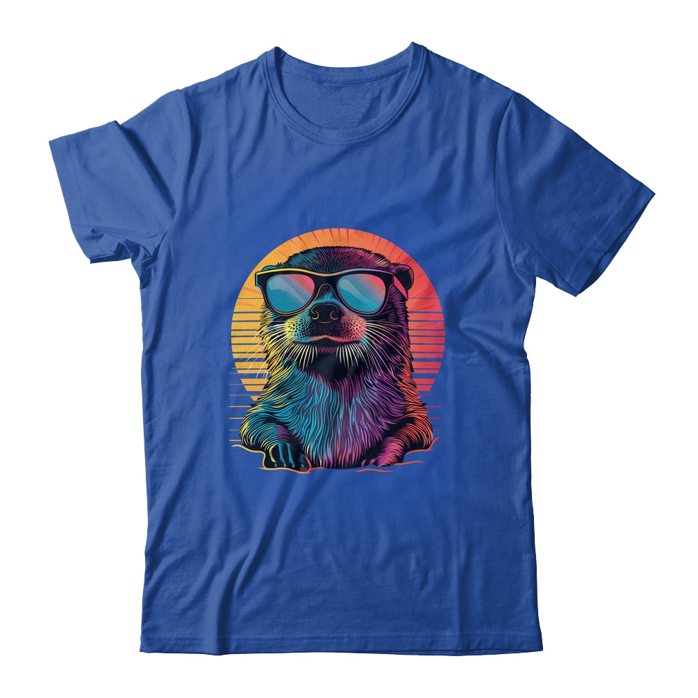 Colorful Art Sunglasses Otter Sea Otters Retro For Men Women Shirt & Tank Top | teecentury