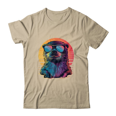Colorful Art Sunglasses Otter Sea Otters Retro For Men Women Shirt & Tank Top | teecentury