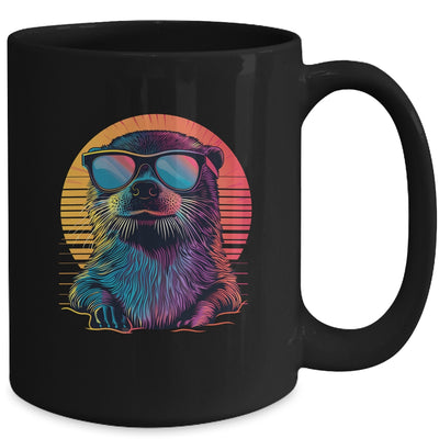 Colorful Art Sunglasses Otter Sea Otters Retro For Men Women Mug | teecentury