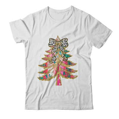 Colorful Bright Christmas Tree Coquette Bow Dalmatian Dots Shirt & Sweatshirt | teecentury