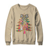 Colorful Bright Christmas Tree Coquette Bow Dalmatian Dots Shirt & Sweatshirt | teecentury