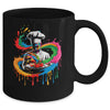 Colorful Chef Design With Splash Art Kitchen Cooking Lovers Mug | teecentury