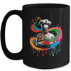 Colorful Chef Design With Splash Art Kitchen Cooking Lovers Mug | teecentury