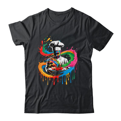 Colorful Chef Design With Splash Art Kitchen Cooking Lovers Shirt & Hoodie | teecentury
