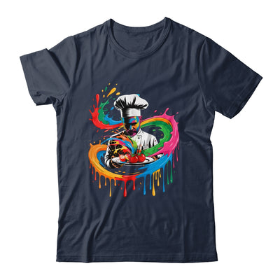 Colorful Chef Design With Splash Art Kitchen Cooking Lovers Shirt & Hoodie | teecentury