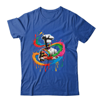 Colorful Chef Design With Splash Art Kitchen Cooking Lovers Shirt & Hoodie | teecentury