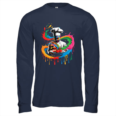 Colorful Chef Design With Splash Art Kitchen Cooking Lovers Shirt & Hoodie | teecentury