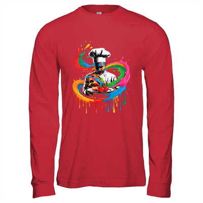 Colorful Chef Design With Splash Art Kitchen Cooking Lovers Shirt & Hoodie | teecentury