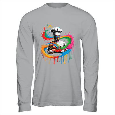 Colorful Chef Design With Splash Art Kitchen Cooking Lovers Shirt & Hoodie | teecentury