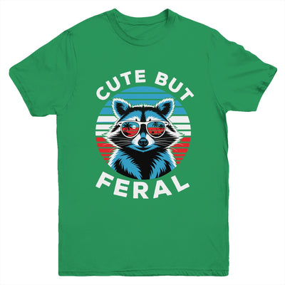 Colorful Racoon With Sunglasses Racoon Funny 4th Of July Youth Shirt | teecentury