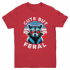 Colorful Racoon With Sunglasses Racoon Funny 4th Of July Youth Shirt | teecentury