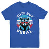 Colorful Racoon With Sunglasses Racoon Funny 4th Of July Youth Shirt | teecentury
