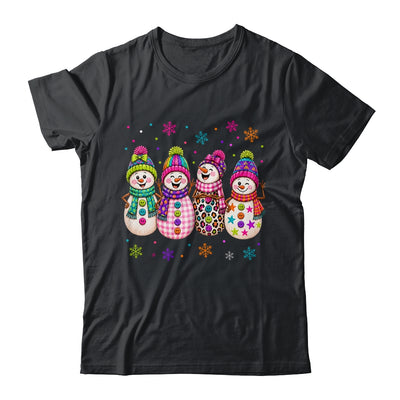 Colorful Retro Snowman Christmas Cute Snowmen Holiday Winter Shirt & Sweatshirt | teecentury
