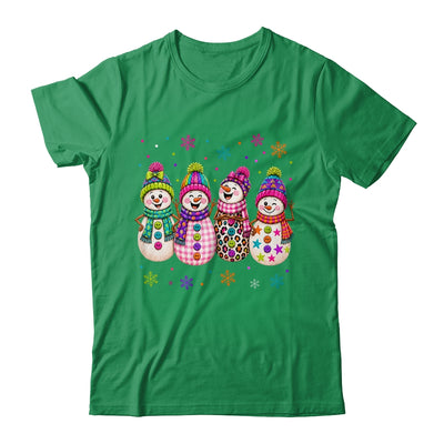 Colorful Retro Snowman Christmas Cute Snowmen Holiday Winter Shirt & Sweatshirt | teecentury