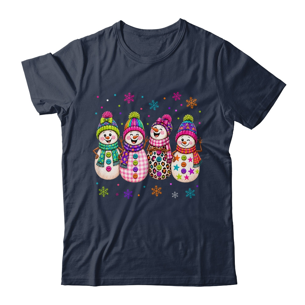 Colorful Retro Snowman Christmas Cute Snowmen Holiday Winter Shirt & Sweatshirt | teecentury