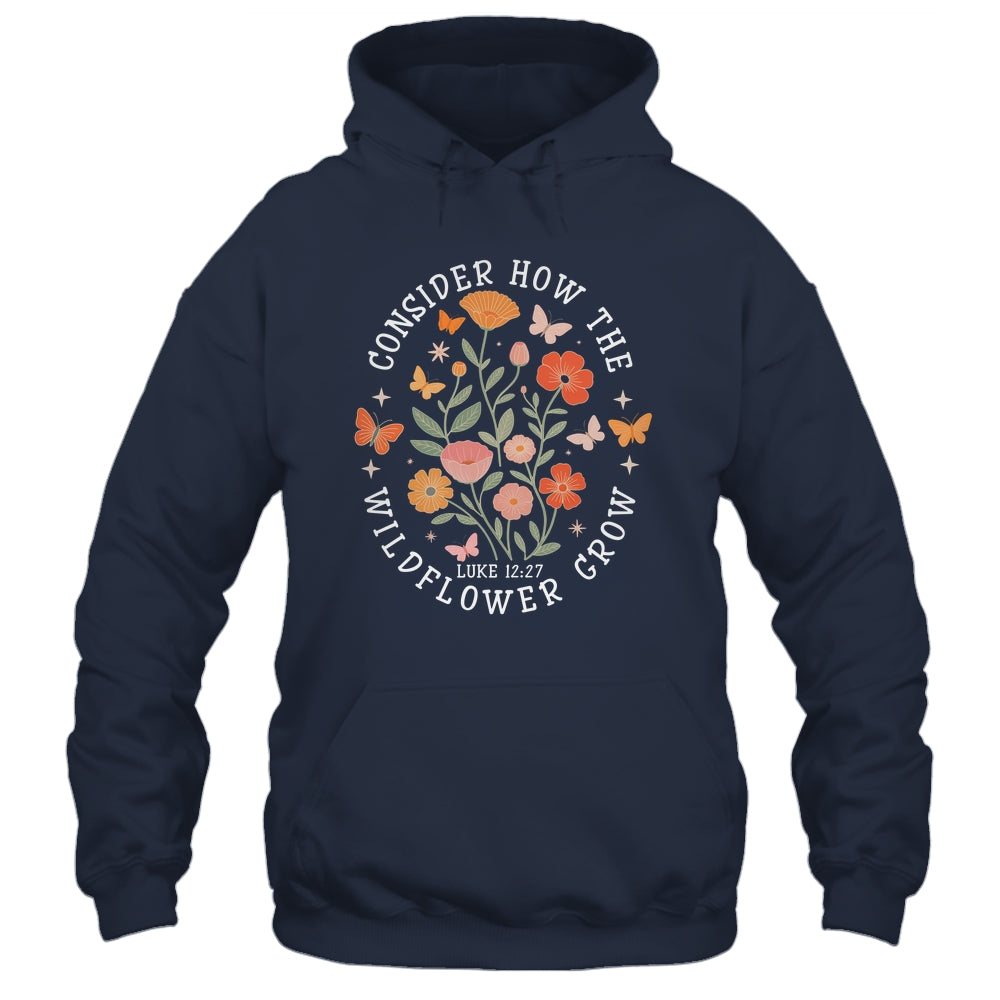 Consider How The Wildflowers Grow Jesus God Christian Girl Women Shirt & Tank Top | teecentury