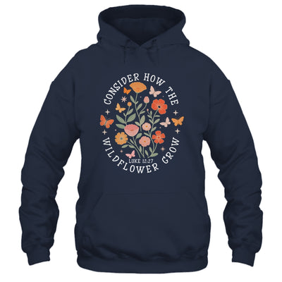 Consider How The Wildflowers Grow Jesus God Christian Girl Women Shirt & Tank Top | teecentury