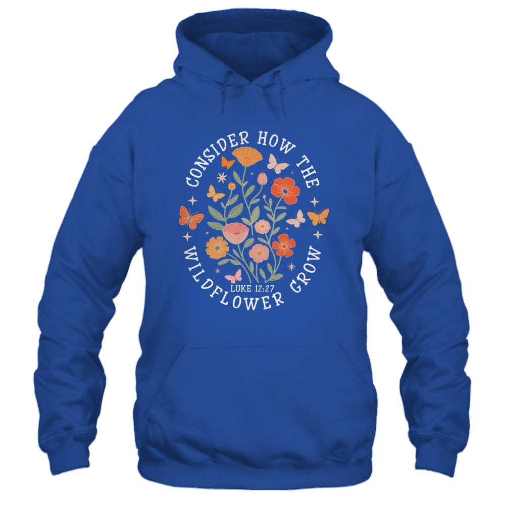 Consider How The Wildflowers Grow Jesus God Christian Girl Women Shirt & Tank Top | teecentury