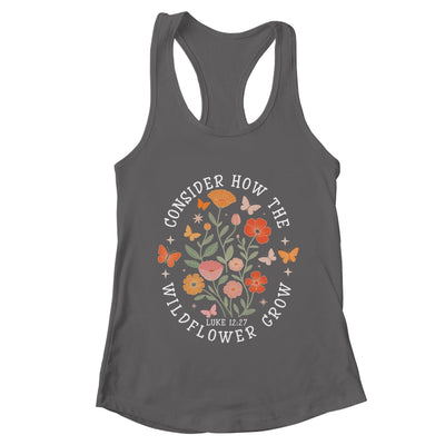 Consider How The Wildflowers Grow Jesus God Christian Girl Women Shirt & Tank Top | teecentury
