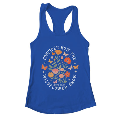 Consider How The Wildflowers Grow Jesus God Christian Girl Women Shirt & Tank Top | teecentury