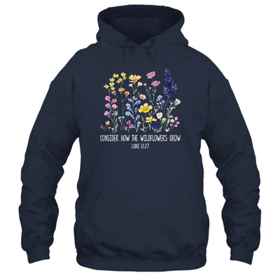 Consider How The Wildflowers Grow Jesus God Christian Women Shirt & Tank Top | teecentury