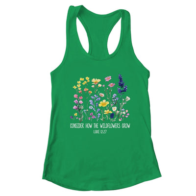 Consider How The Wildflowers Grow Jesus God Christian Women Shirt & Tank Top | teecentury