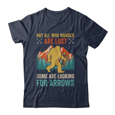 Cool Archery Men Women Bigfoot Not All Who Wander Are Lost Shirt & Hoodie | teecentury