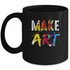Cool Art Design For Men Women Artists Make Art Painter Mug | teecentury