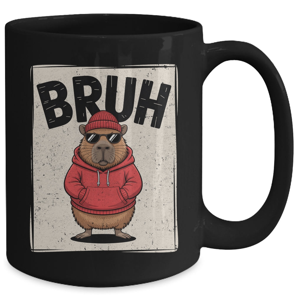 Cool Bruh Capybara Men Women Boys Teens Funny Capybara Mug | teecentury