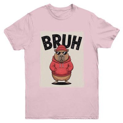 Cool Bruh Capybara Men Women Boys Teens Funny Capybara Youth Shirt | teecentury