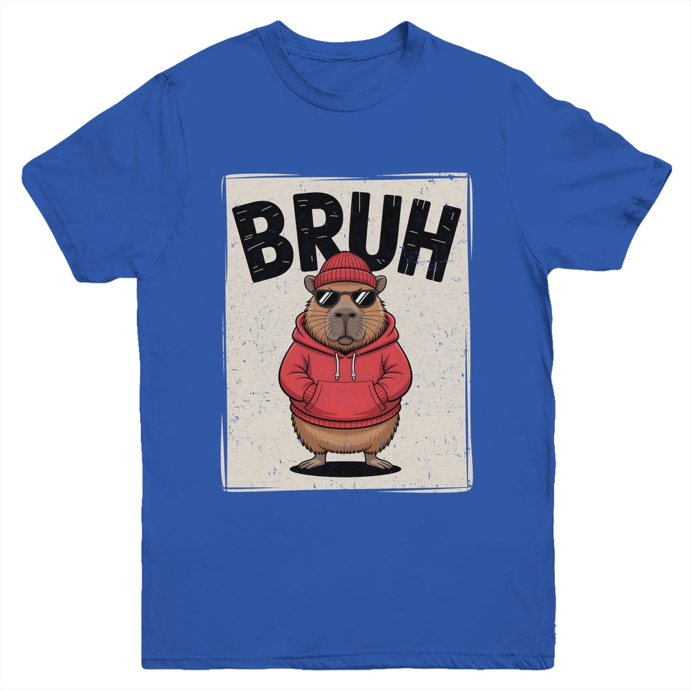 Cool Bruh Capybara Men Women Boys Teens Funny Capybara Youth Shirt | teecentury