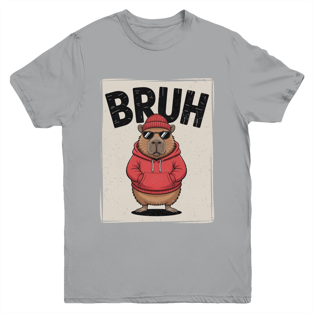 Cool Bruh Capybara Men Women Boys Teens Funny Capybara Youth Shirt | teecentury