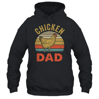 Cool Chicken Dad For Men Fathers Day Rooster Chicken Farmer Shirt & Hoodie | teecentury