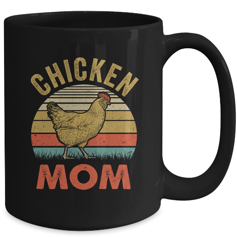 Cool Chicken Mom For Men Mothers Day Hen Chicken Farmer Mug | teecentury