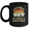 Cool Chicken Tender Art For Men Women Poultry Chicken Farmer Mug | teecentury