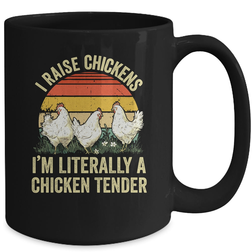 Cool Chicken Tender Art For Men Women Poultry Chicken Farmer Mug | teecentury