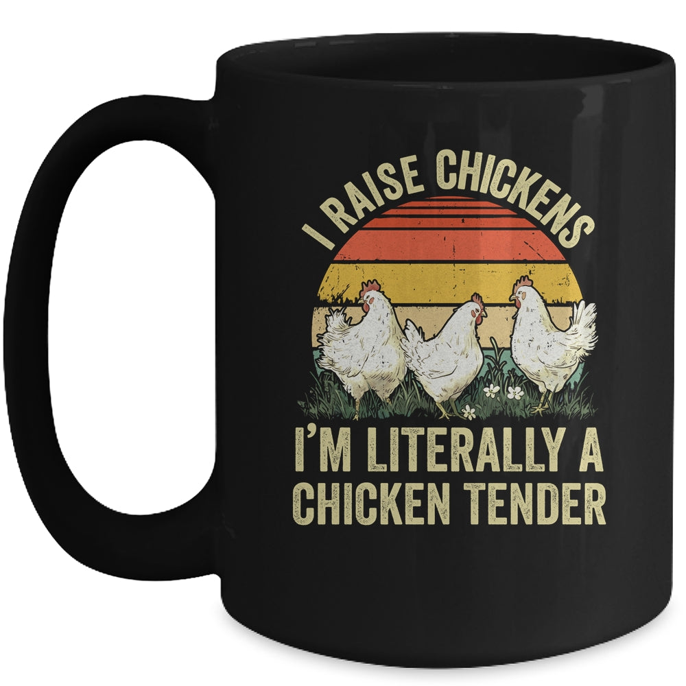 Cool Chicken Tender Art For Men Women Poultry Chicken Farmer Mug | teecentury