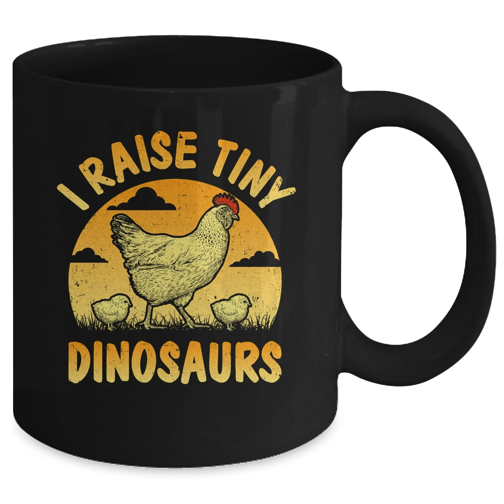 Cool Dinosaurs Chicken Design Men Women Farm Lover Chicken Mug | teecentury