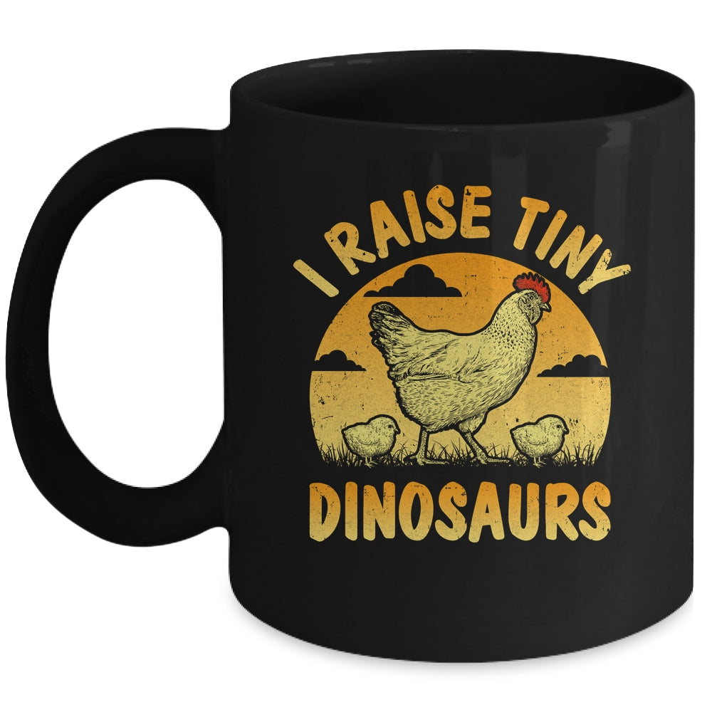 Cool Dinosaurs Chicken Design Men Women Farm Lover Chicken Mug | teecentury