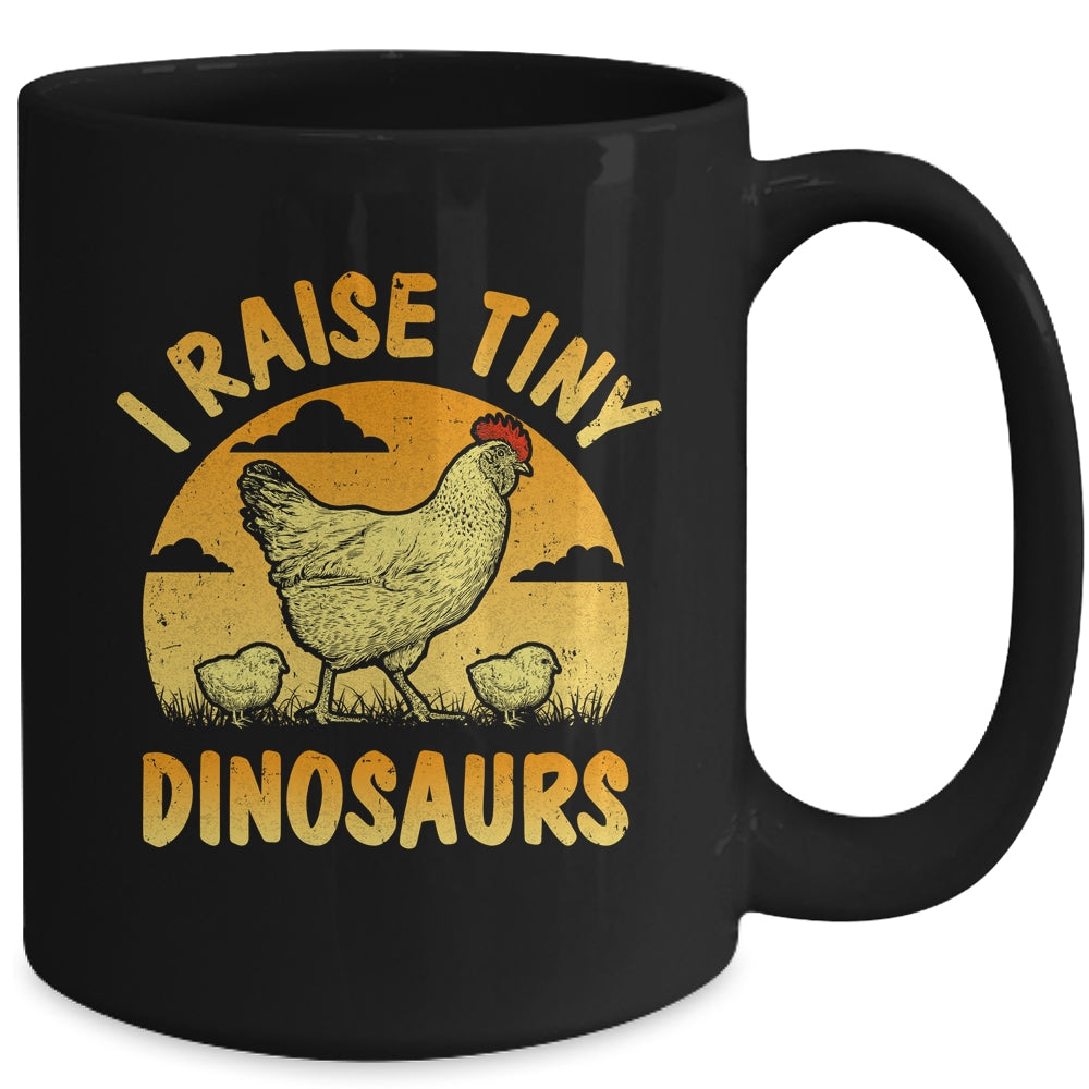 Cool Dinosaurs Chicken Design Men Women Farm Lover Chicken Mug | teecentury