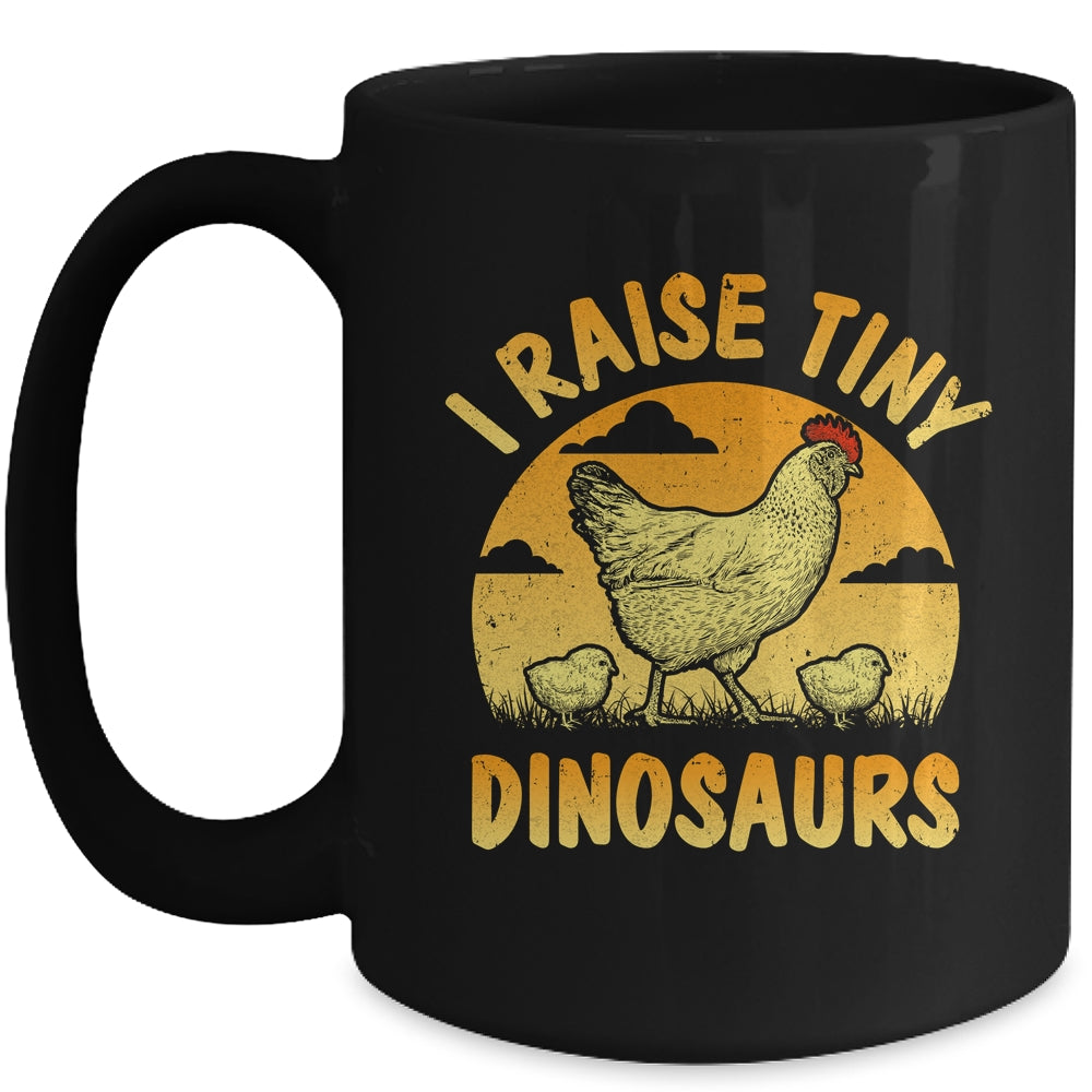 Cool Dinosaurs Chicken Design Men Women Farm Lover Chicken Mug | teecentury