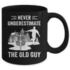 Cool Disc Golf For Men Dad Grandpa Old Guy Disc Golf Player Mug | teecentury